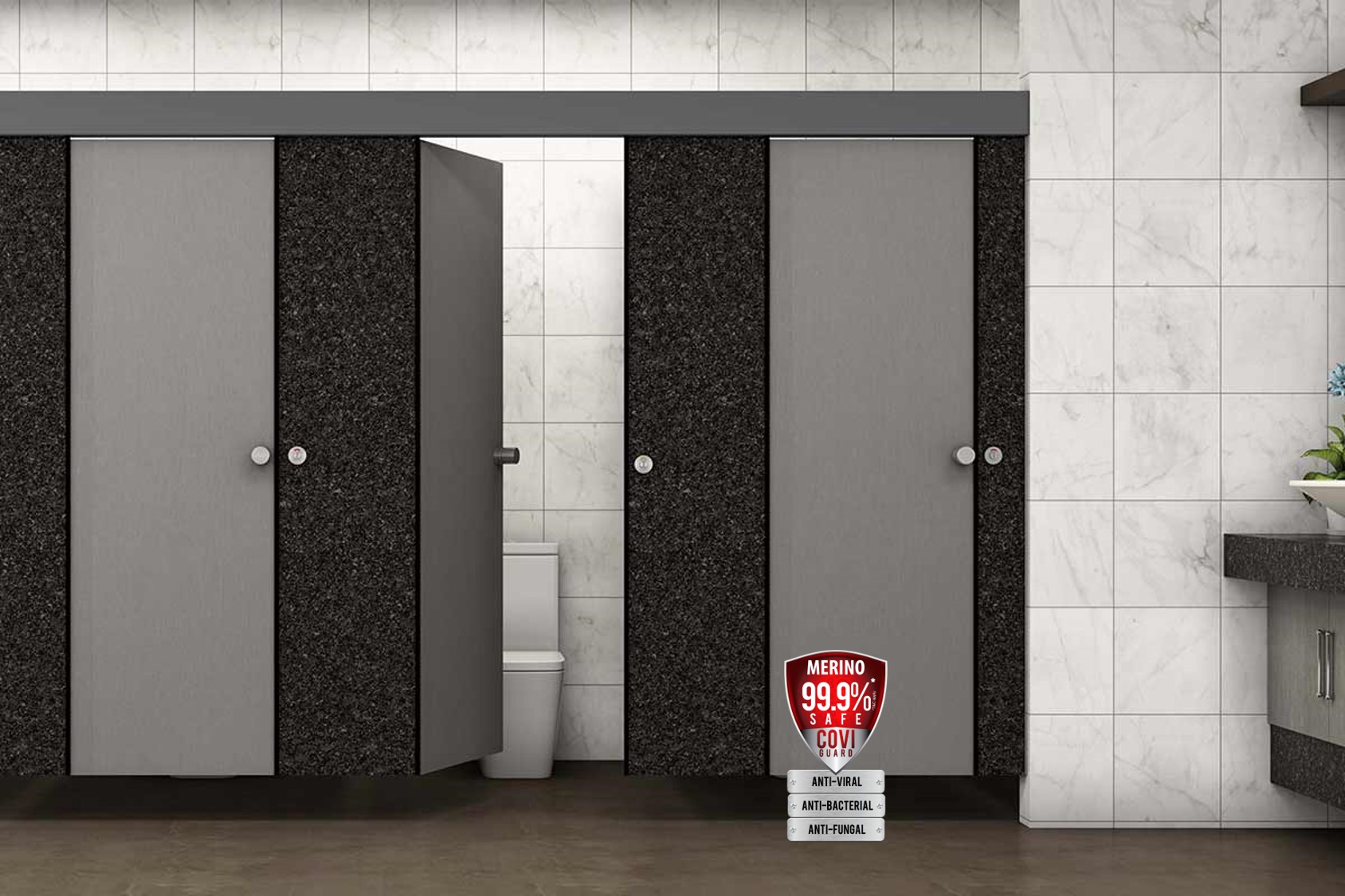 Athena Lite a revolutionary restroom partition design