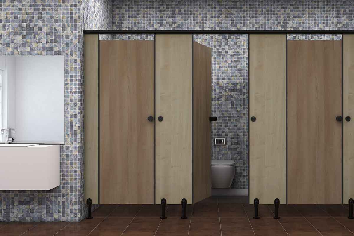 Merino ZMS series restroom partition