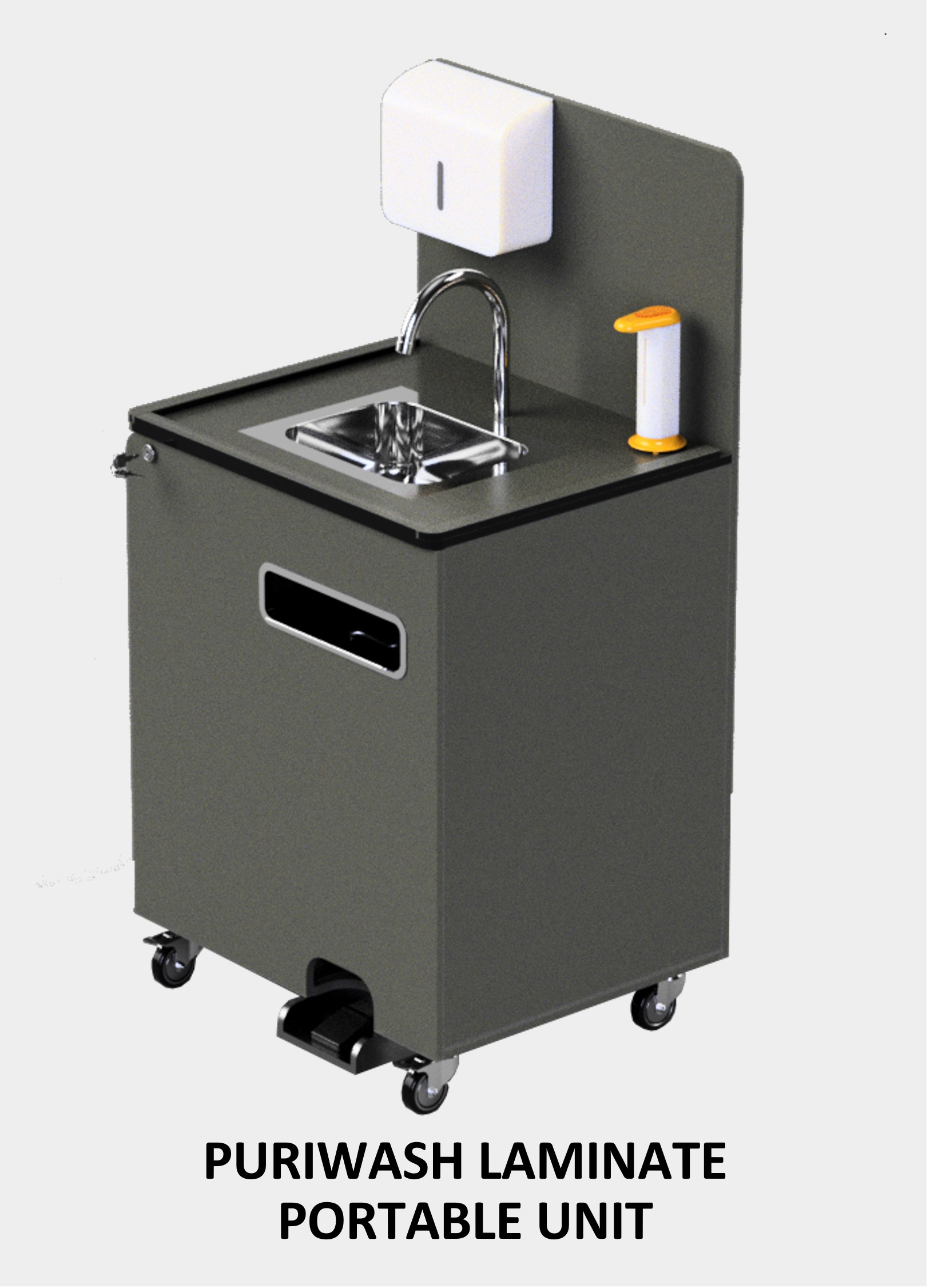 Portable sales wash basin